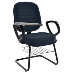 Cadeira Escolar Universitária com prancheta para Escolas e Faculdades Linha Blenda Azul