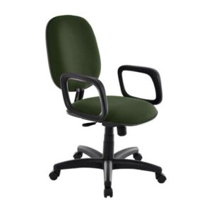 Cadeira Diretor para Escritório com Braços Linha Uno Verde