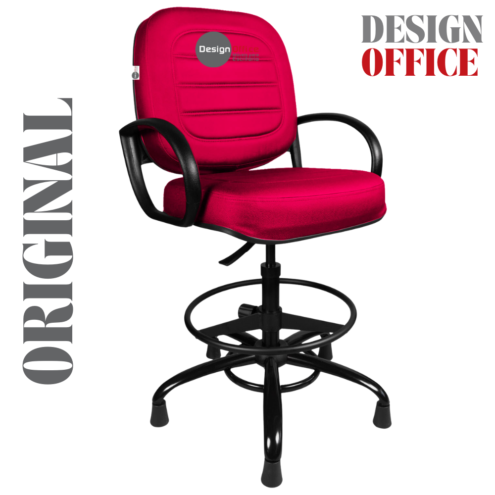 Cadeira Caixa Alta que Suporta até 250kg para Porteiros e Obesos, ideal para Portaria de Prédios e Condomínios - Imagem 3