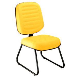 Cadeira Diretor para Auditório e Salas de Convenções Gomada Linha Blenda Amarelo