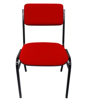 Cadeira Empilhável para Auditórios Linha Hotel Smart Vermelho