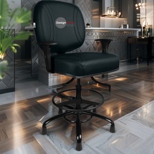 Cadeira Caixa Alta que Suporta até 250kg para Porteiros e Obesos, ideal para Portaria de Prédios e Condomínios