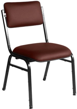 Cadeira Empilhável para Auditórios Linha Hotel Smart Vermelho