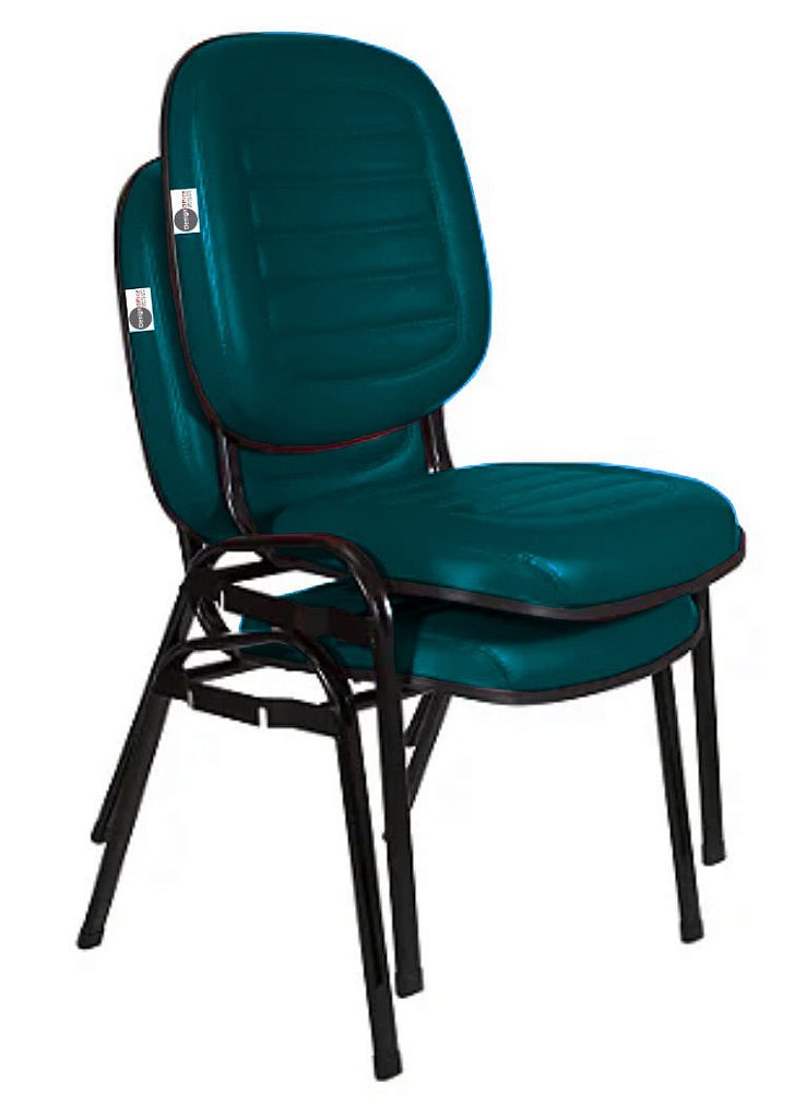 Cadeira Empilhável para Igrejas Evangélicas Linha Holy Verde - Imagem 5