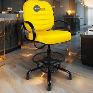 Cadeira Caixa Alta que Suporta até 250kg para Porteiros e Obesos, ideal para Portaria de Prédios e Condomínios