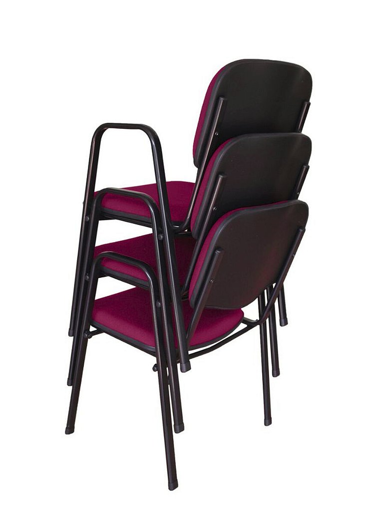 03 Cadeiras para Auditórios Linha Hotel Auditório Rosa - Imagem 3