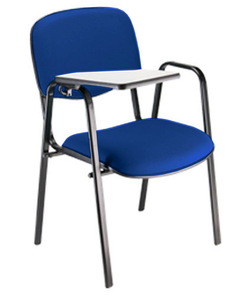 Cadeira Escolar Universitária para Auditórios Linha Hotel Azul