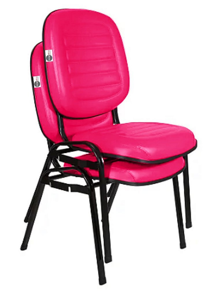 Cadeira Empilhável para Igrejas Evangélicas Linha Holy Rosa - Imagem 5