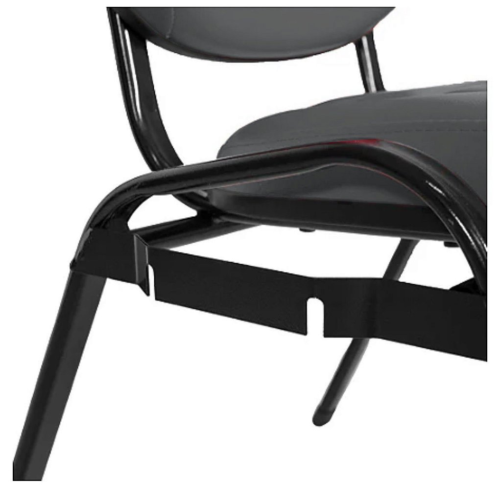 Cadeira Empilhável para Igrejas Evangélicas Linha Holy Marrom - Imagem 4