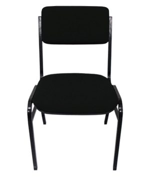 Cadeira Empilhável para Auditórios Linha Hotel Smart Preto
