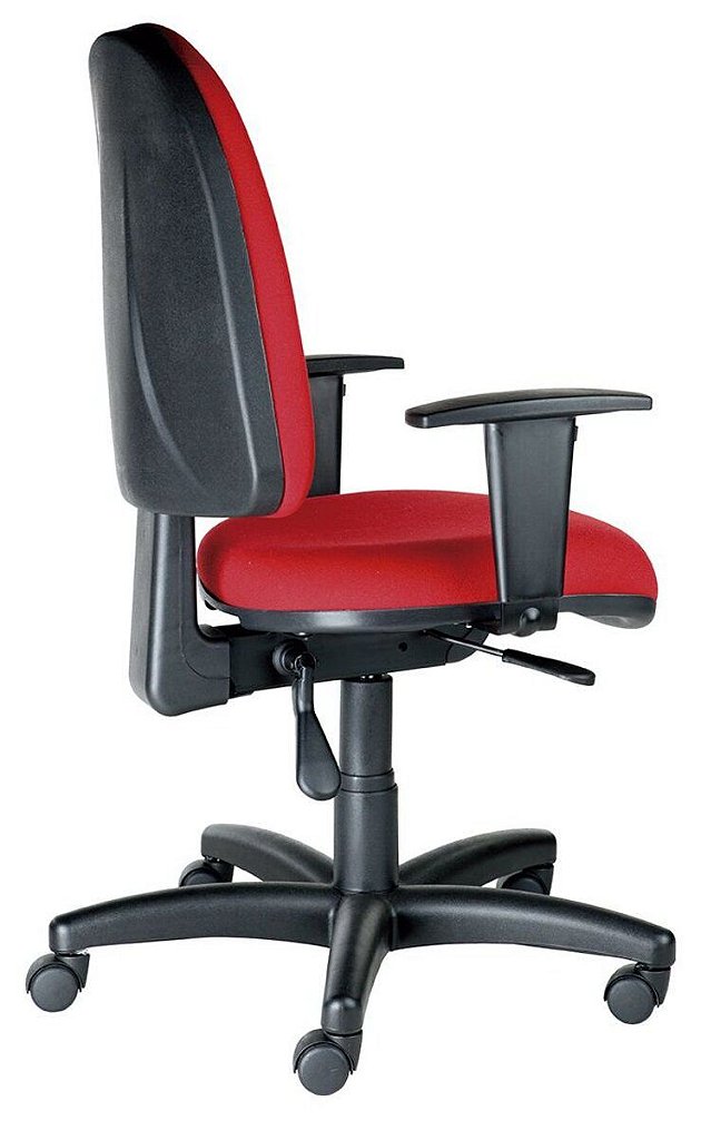 Cadeira Diretor para Escritório Linha Confort Vermelho - Imagem 2