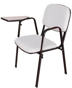 Cadeira Escolar Universitária para Auditórios Linha Hotel Branco