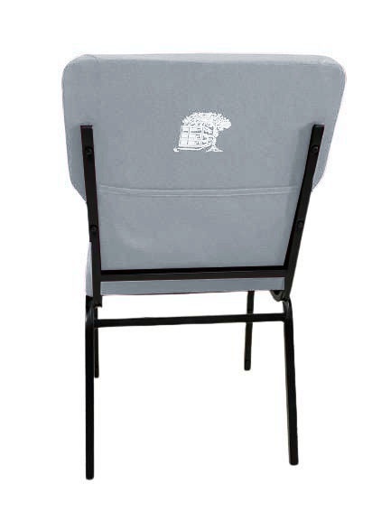 Cadeira Empilhável para Igrejas Evangélicas Linha Church Cinza - Imagem 3