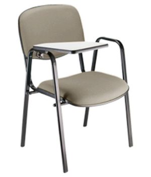 Cadeira Escolar Universitária para Auditórios Linha Hotel Bege