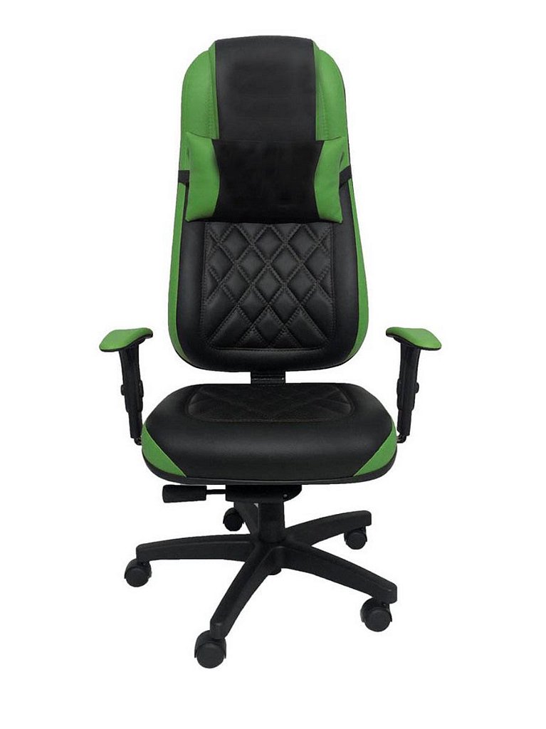 Cadeira Gamer para Escritório Linha Gamer Cagliari Verde - Imagem 2