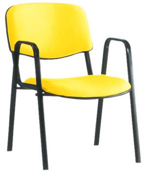 Cadeira para Auditórios Linha Hotel Auditório Amarelo