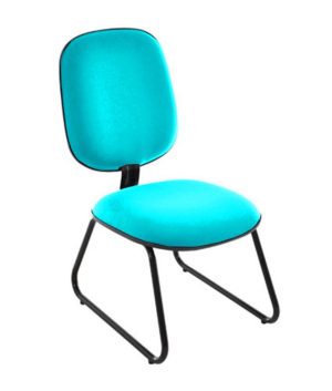 Cadeira para Igrejas Evangélicas Diretor Trapézio para Escritório Linha Uno Verde