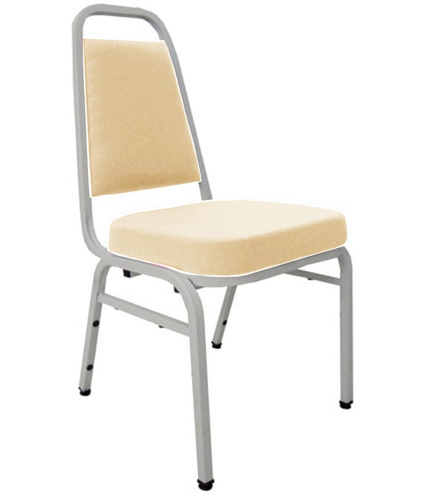 Cadeira Empilhável para Auditórios Linha Hotel Plus Bege