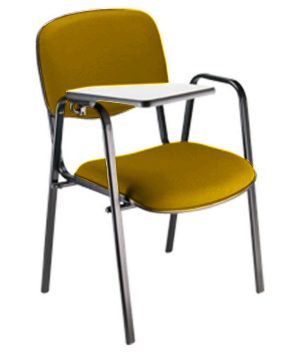 Cadeira Escolar Universitária para Auditórios Linha Hotel Amarelo