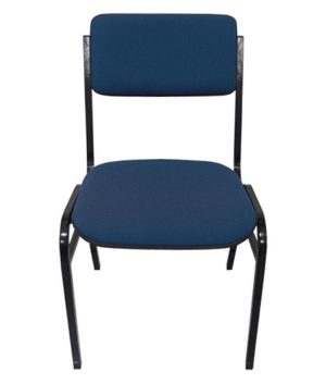 Cadeira Empilhável para Auditórios Linha Hotel Smart Azul