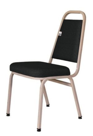 Cadeira Empilhável para Hotelaria Linha Hotel Jersey Preto
