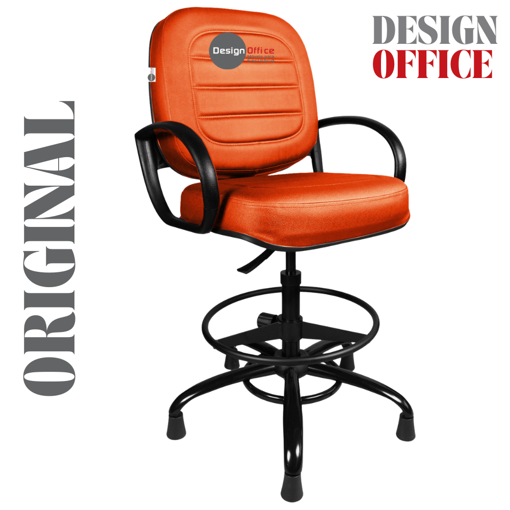 Cadeira Caixa Alta que Suporta até 250kg para Porteiros e Obesos, ideal para Portaria de Prédios e Condomínios - Imagem 3