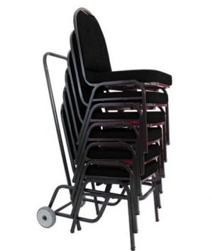 06 Cadeiras para Hotel e Auditório Linha Hotel Preto