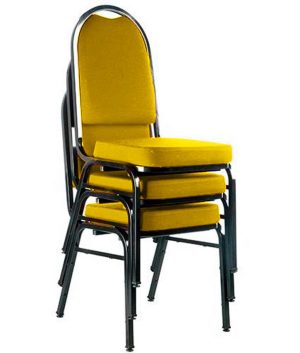 03 Cadeiras para Hotel e Auditório Linha Hotel Amarelo