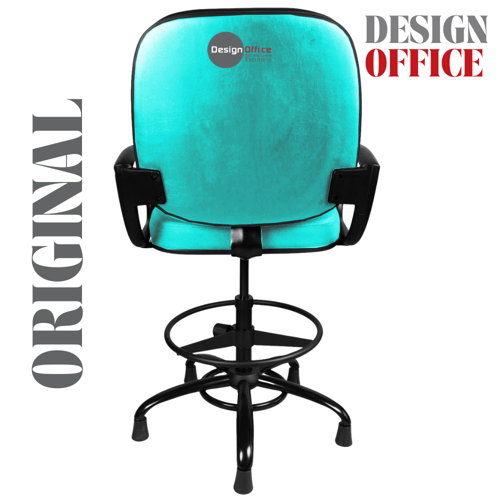 Cadeira Caixa Alta que Suporta até 250kg para Porteiros e Obesos, ideal para Portaria de Prédios e Condomínios - Imagem 6