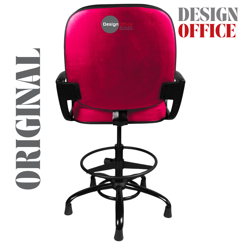 Cadeira Caixa Alta que Suporta até 250kg para Porteiros e Obesos, ideal para Portaria de Prédios e Condomínios - Imagem 6