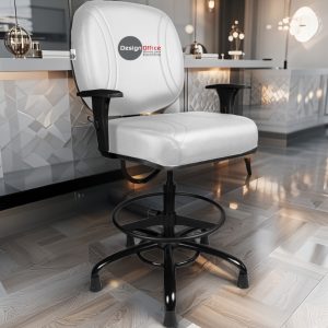 Cadeira Caixa Alta que Suporta até 250kg para Porteiros e Obesos, ideal para Portaria de Prédios e Condomínios