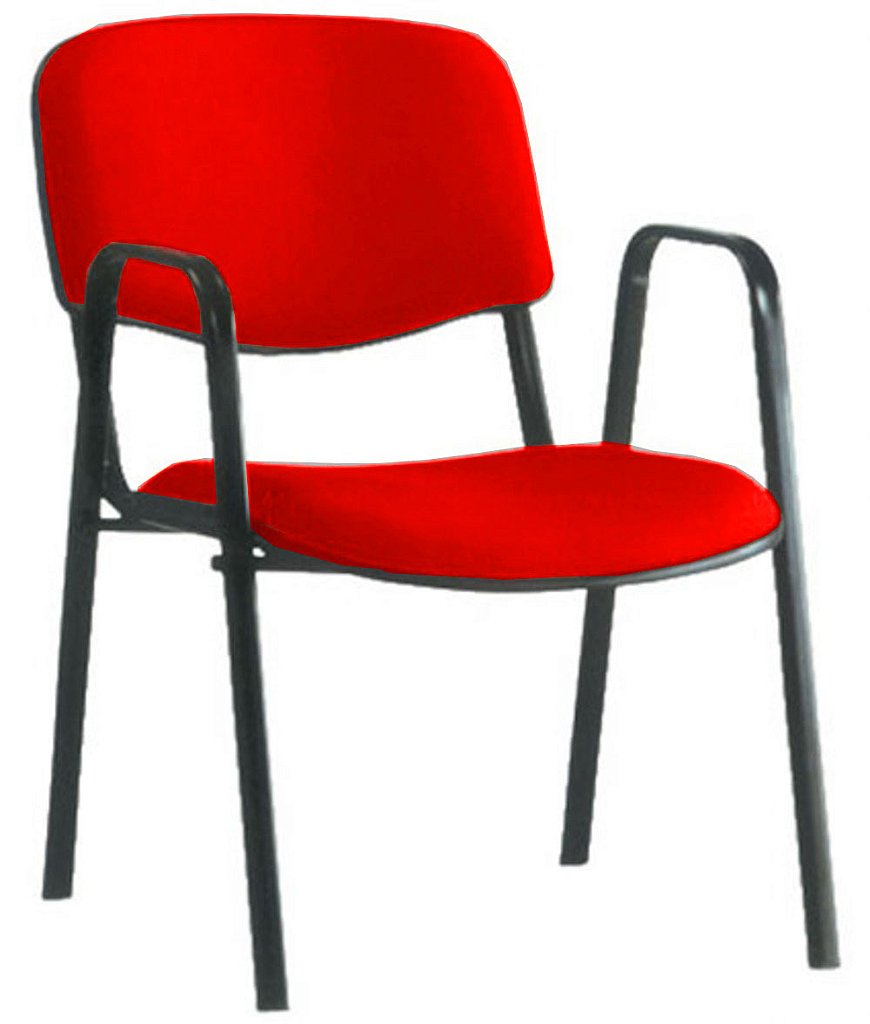 Cadeira para Auditórios Linha Hotel Auditório Vermelho