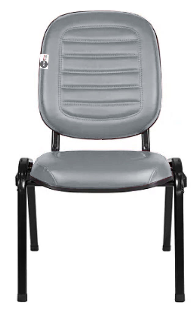Cadeira Empilhável para Igrejas Evangélicas Linha Holy Cinza - Imagem 2