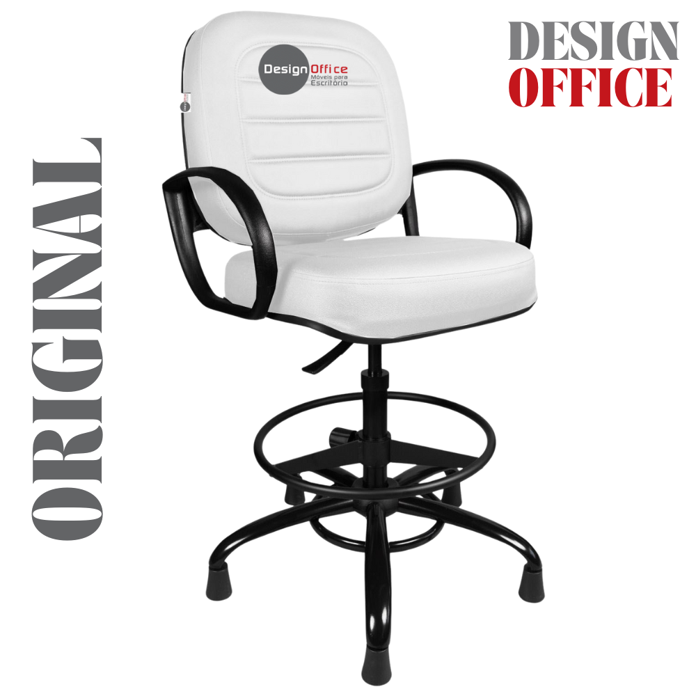 Cadeira Caixa Alta que Suporta até 250kg para Porteiros e Obesos, ideal para Portaria de Prédios e Condomínios - Imagem 3