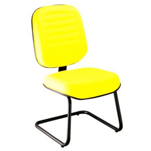 Cadeira Diretor para Auditório e Salas de Convenções Linha Blenda Amarelo