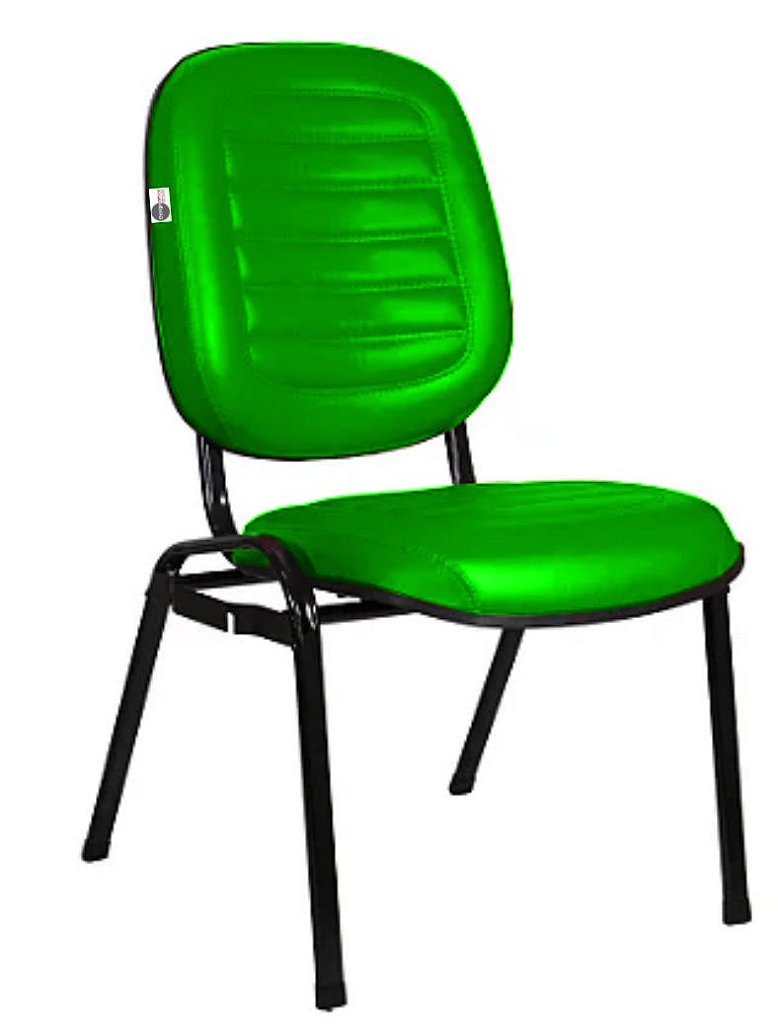 02 Cadeiras Empilhável para Igrejas Evangélicas Linha Holy Verde - Imagem 8