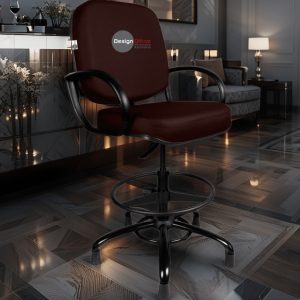 Cadeira Caixa Alta que Suporta até 250kg para Porteiros e Obesos, ideal para Portaria de Prédios e Condomínios