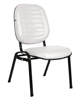 Cadeira Empilhável para Igrejas Evangélicas Linha Holy Branco