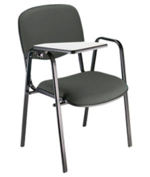 Cadeira Escolar Universitária para Auditórios Linha Hotel Cinza