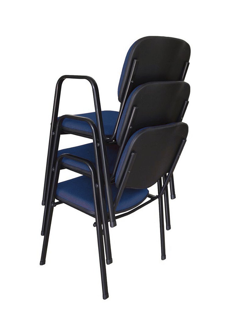 03 Cadeiras para Auditórios Linha Hotel Auditório Azul - Imagem 3