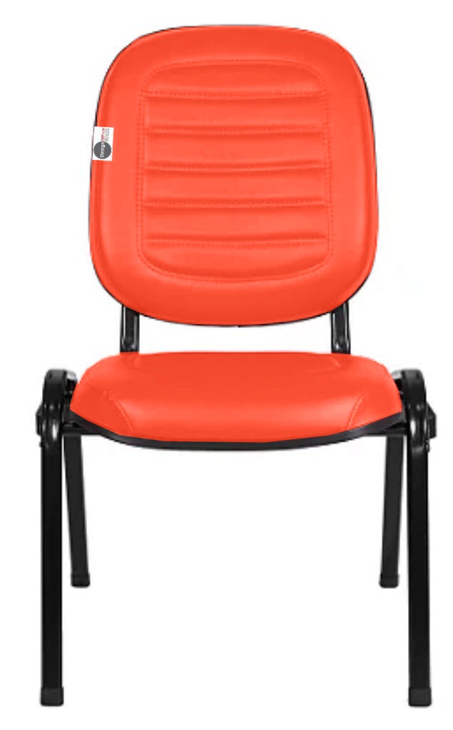 02 Cadeiras Empilhável para Igrejas Evangélicas Linha Holy Vermelho - Imagem 7