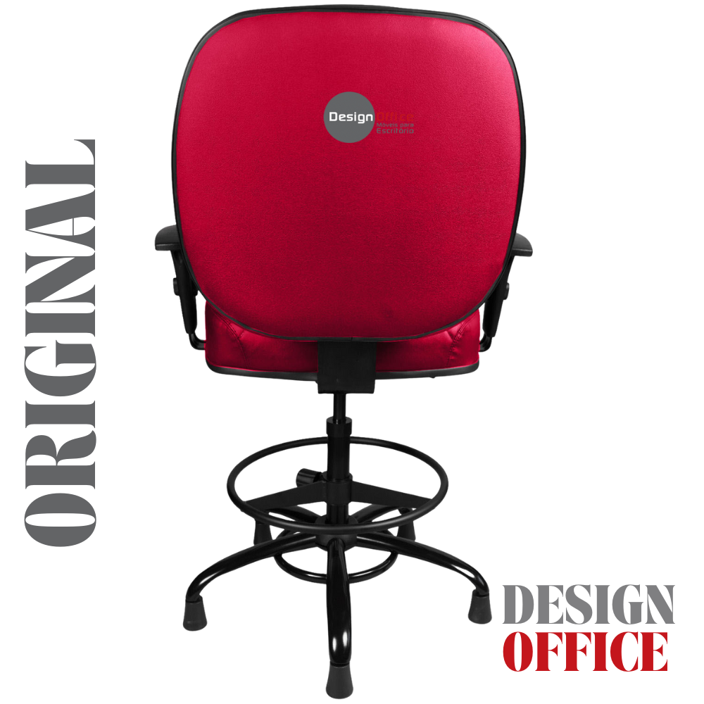 Cadeira Caixa Alta que Suporta até 250kg para Porteiros e Obesos, ideal para Portaria de Prédios e Condomínios - Imagem 6