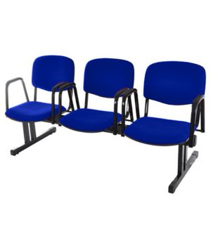 Cadeira em longarina para Igrejas e Auditórios Linha Hotel Azul