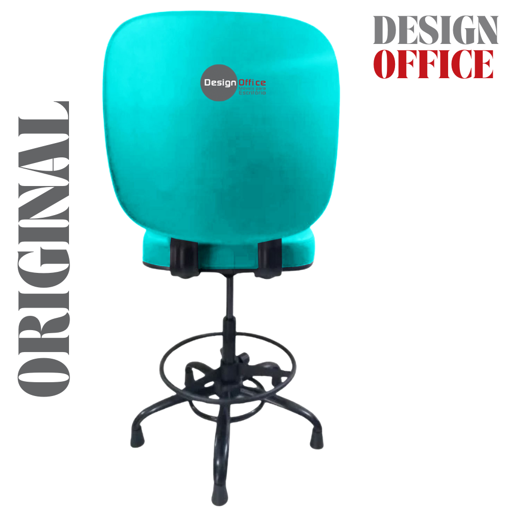 Cadeira Caixa Alta que Suporta até 250kg para Porteiros e Obesos, ideal para Portaria de Prédios e Condomínios - Imagem 5