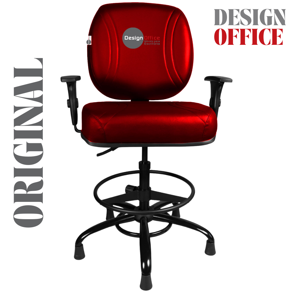 Cadeira Caixa Alta que Suporta até 250kg para Porteiros e Obesos, ideal para Portaria de Prédios e Condomínios - Imagem 4