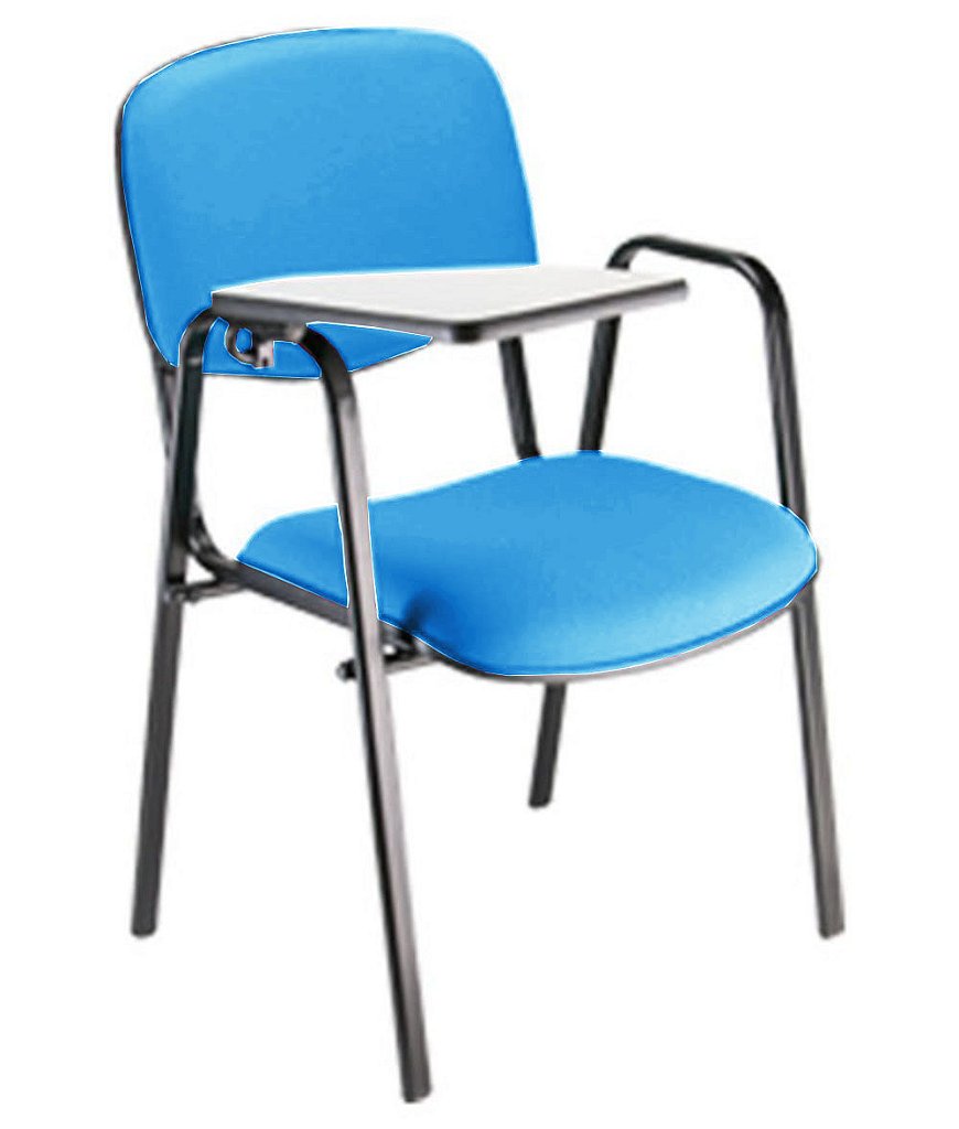 Cadeira Escolar Universitária para Auditórios Linha Hotel Azul