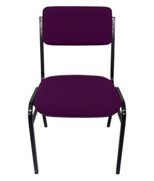 Cadeira Empilhável para Auditórios Linha Hotel Smart Roxo
