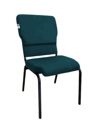 Cadeira Empilhável para Igrejas Evangélicas Linha Church Verde