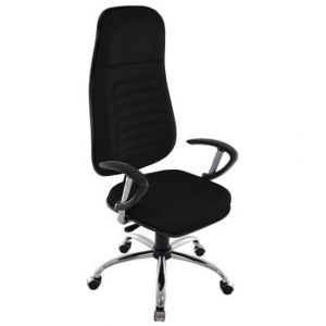 Cadeira Presidente com Espaldar Alto Linha Blenda Preto