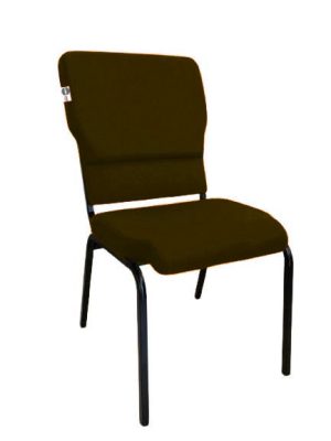 Cadeira Empilhável para Igrejas Evangélicas Linha Church Marrom